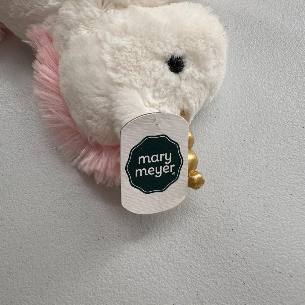 Mary Meyer Unicorn Plush Set -‎ White & Pink Soft Toy Bundle Girls Room Decor